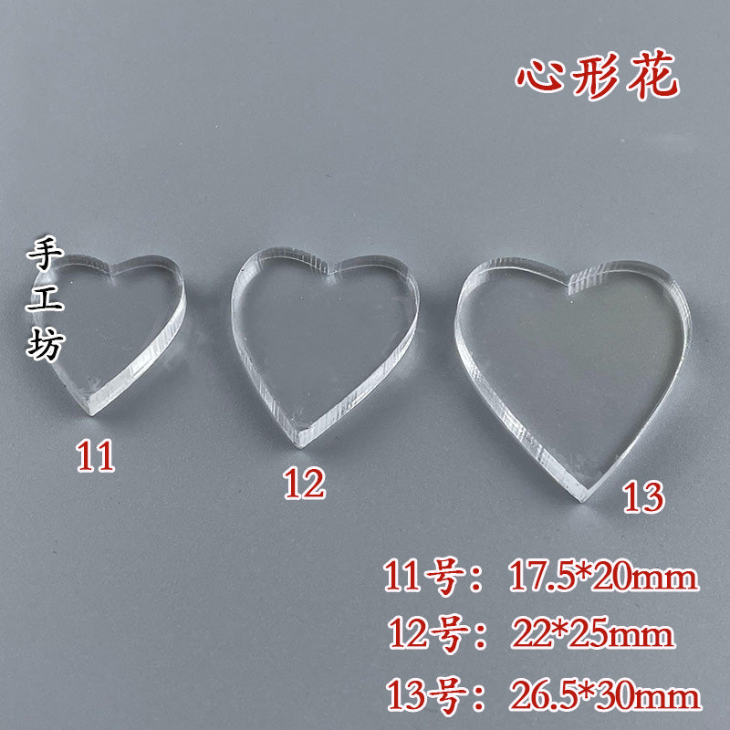 Clear Acrylic Wire Shaping Templates | Petal & Leaf Forms for Filigree Jewelry