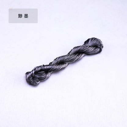10g Suzhou Embroidery Thick Untwisted Mulberry Silk Thread(#云青)