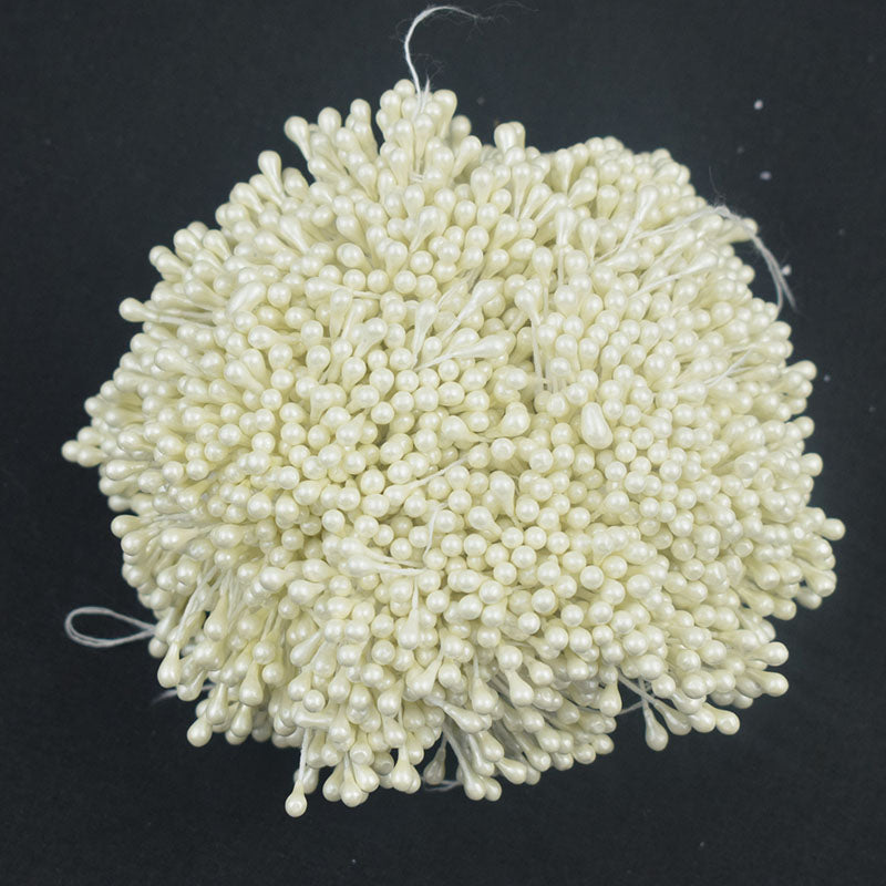 3mm Glossy Artificial Flower Stamens for DIY Crafts & Sugar Flowers | 6cm Long