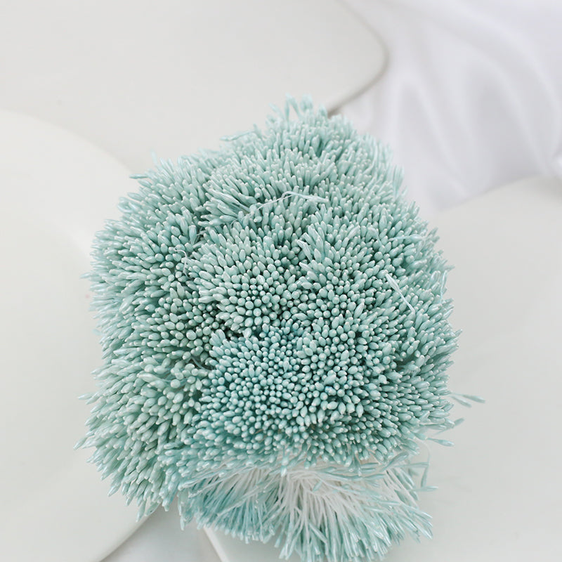 Pointed Tip 1.5mm Pearlescent Double Head Flower Stamens - Artificial Floral Pistils for DIY Crafts & Flower Making