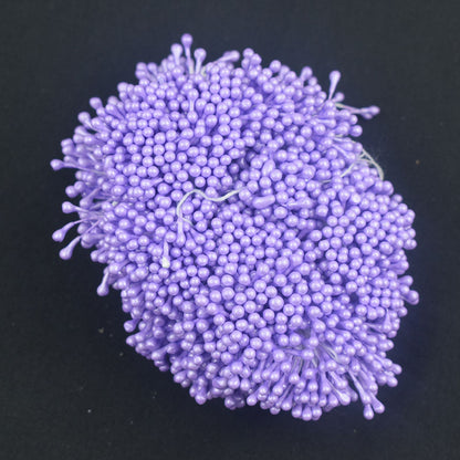 3mm Glossy Artificial Flower Stamens for DIY Crafts & Sugar Flowers | 6cm Long