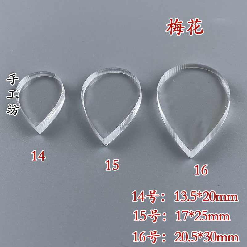 Clear Acrylic Wire Shaping Templates | Petal & Leaf Forms for Filigree Jewelry