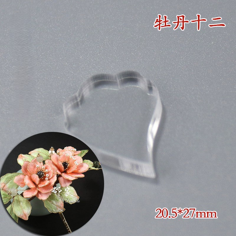 Clear Acrylic Wire Shaping Templates - Rose Set(96-104)