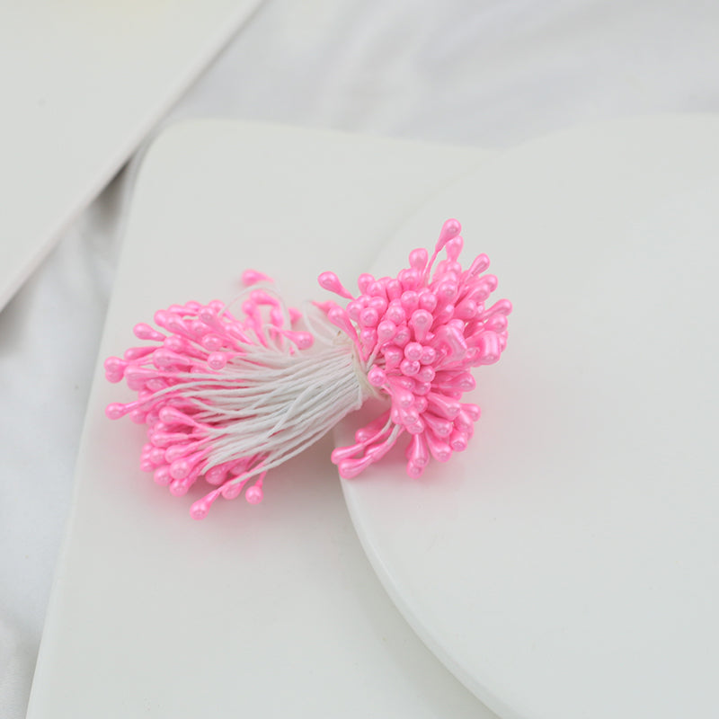 3mm Glossy Artificial Flower Stamens for DIY Crafts & Sugar Flowers | 6cm Long