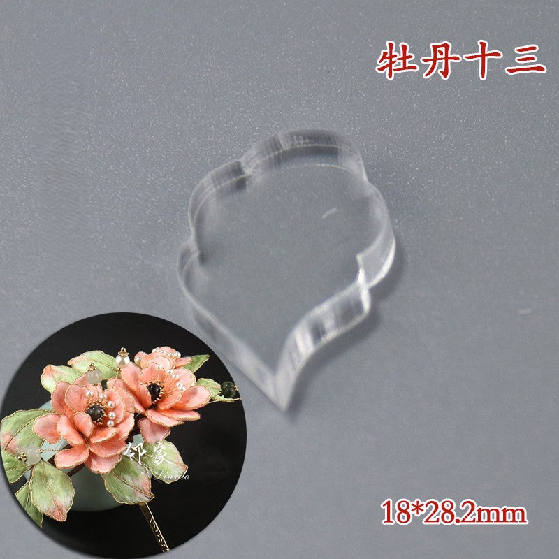 Clear Acrylic Wire Shaping Templates - Rose Set(96-104)