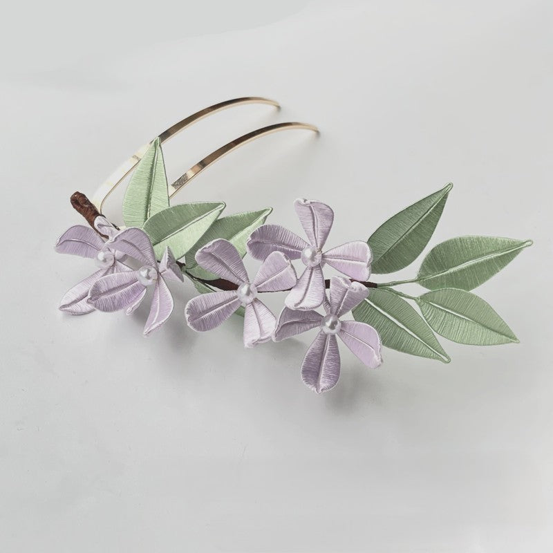 Muxi Hairpin Chanhua Materials Flowers DIY Kit - Include Detailed Video Tutorial