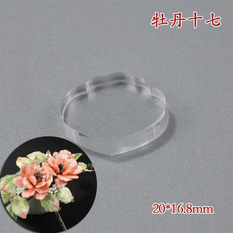 Clear Acrylic Wire Shaping Templates - Rose Set(96-104)