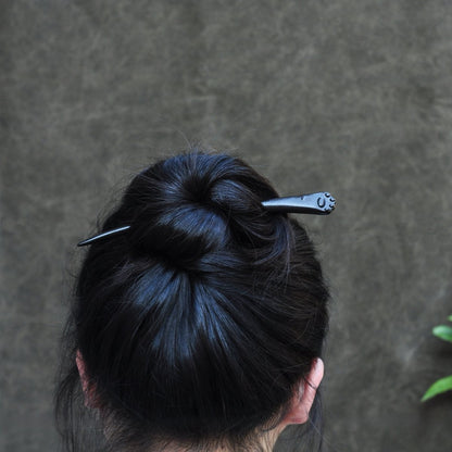 Natural African Blackwood Hair Stick - Cat Paw Design 20cm Hairpin #喵星人