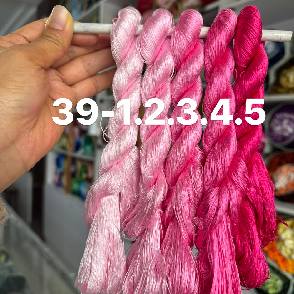 400m Suzhou Embroidery Monofilament Untwisted Mulberry Silk Thread(set39)