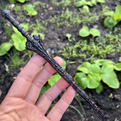 Natural Wooden Sword Hair Stick Set - Dragon Pattern 20cm (龙纹剑簪)