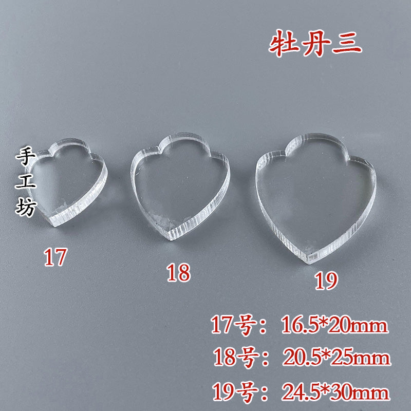 Clear Acrylic Wire Shaping Templates | Petal & Leaf Forms for Filigree Jewelry