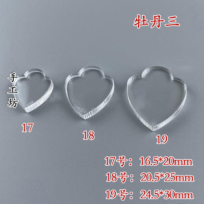 Clear Acrylic Wire Shaping Templates | Petal & Leaf Forms for Filigree Jewelry