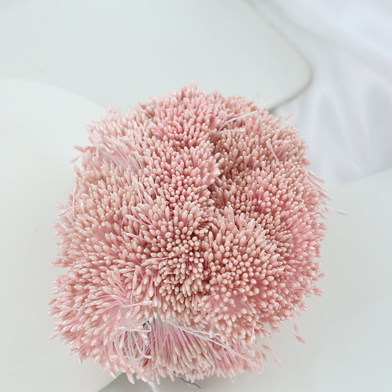 Pointed Tip 1.5mm Pearlescent Double Head Flower Stamens - Artificial Floral Pistils for DIY Crafts & Flower Making