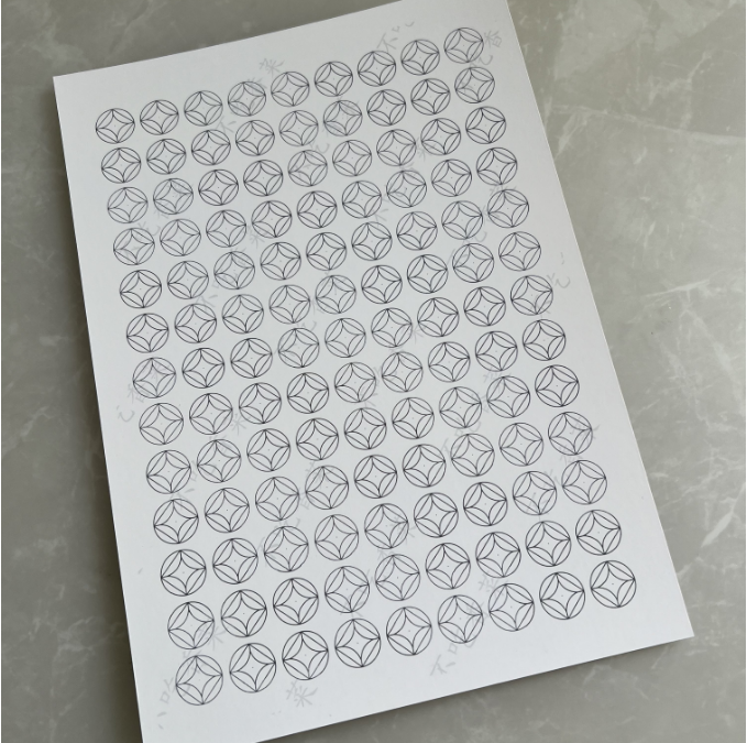 Cash Coin - JY DIY Chanhua Paper Template for Traditional Hair Accessories