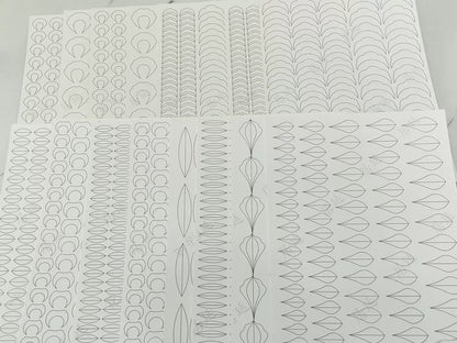 Garland - JY DIY Chanhua Paper Template for Traditional Hair Accessories