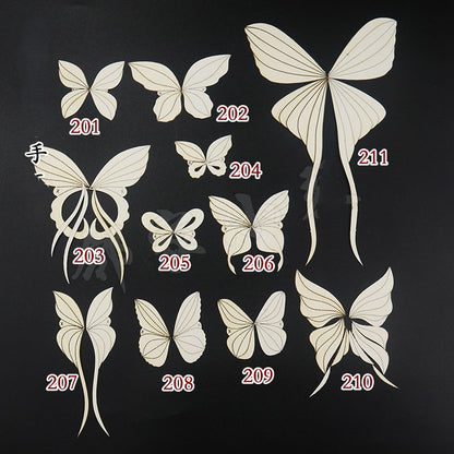 Chanhua Templates Pattern Hard Cardboard Slices - Butterflies(MC201-MC211)