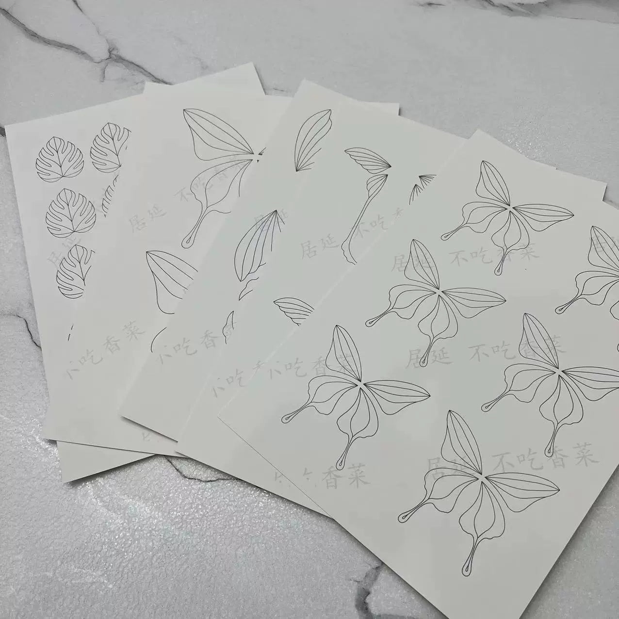 JY DIY Chanhua Paper Template for Traditional Hair Accessories - BC Series