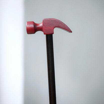 Natural African Blackwood and Padauk Hair Stick - Hammer Shape Design Hairpin #锤子