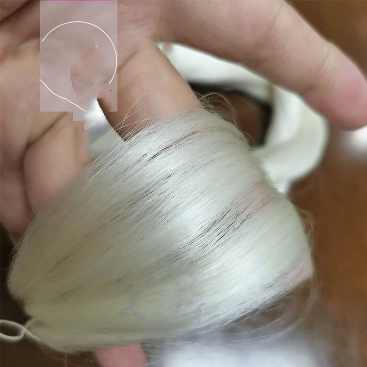 Untwisted, Non-Mesh Raw Silk Natural Mulberry Silk Thread - For Ronghua, Wigs