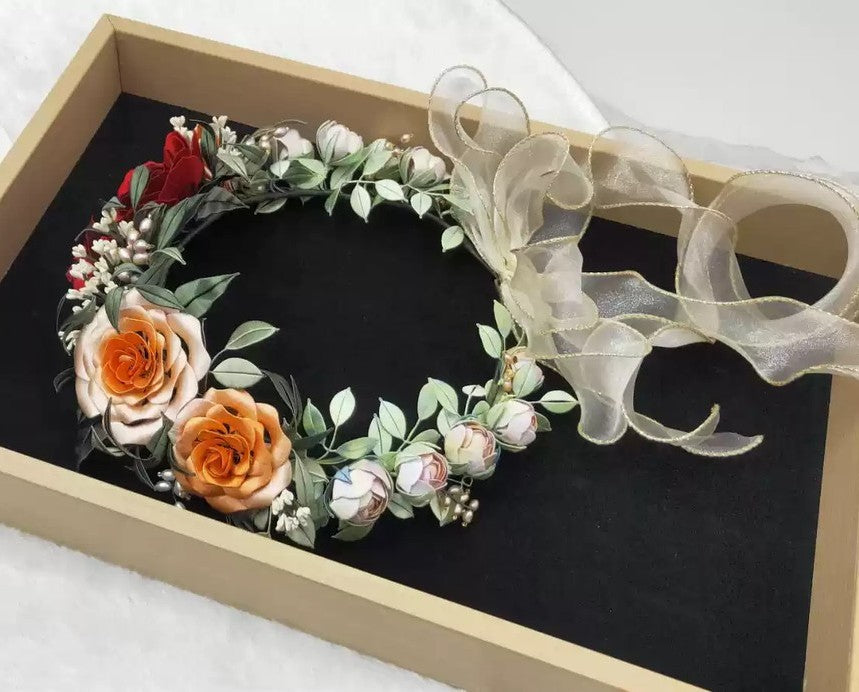 Garland - JY DIY Chanhua Paper Template for Traditional Hair Accessories