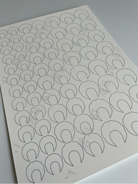 JY DIY Chanhua Paper Template for Traditional Hair Accessories - G Series