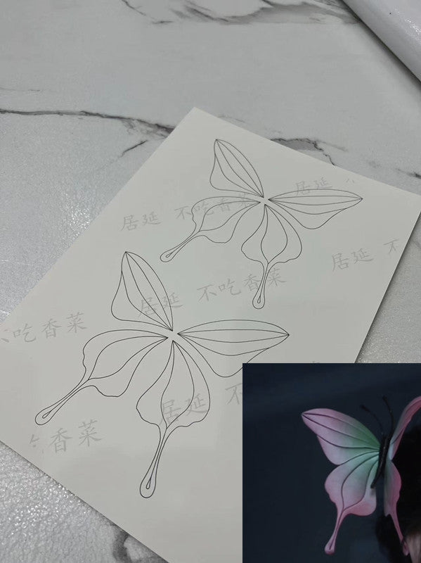 JY DIY Chanhua Paper Template for Traditional Hair Accessories - BC Series