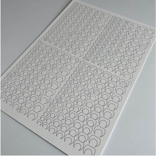 JY DIY Chanhua Paper Template for Traditional Hair Accessories - Super Small Size Series