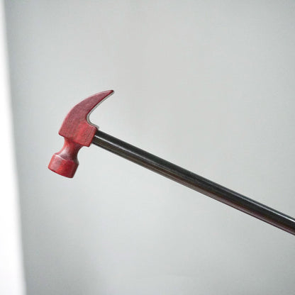 Natural African Blackwood and Padauk Hair Stick - Hammer Shape Design Hairpin #锤子