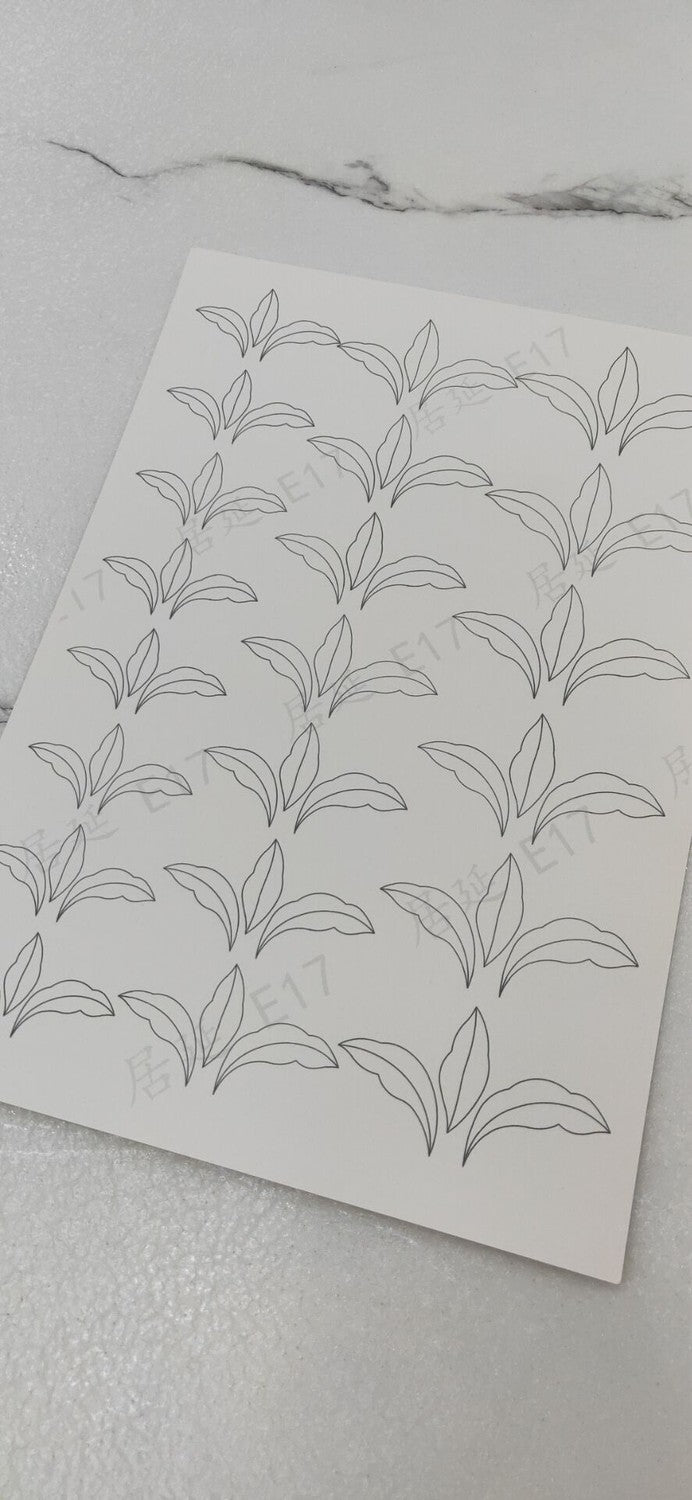 JY DIY Chanhua Paper Template for Traditional Hair Accessories - E Series