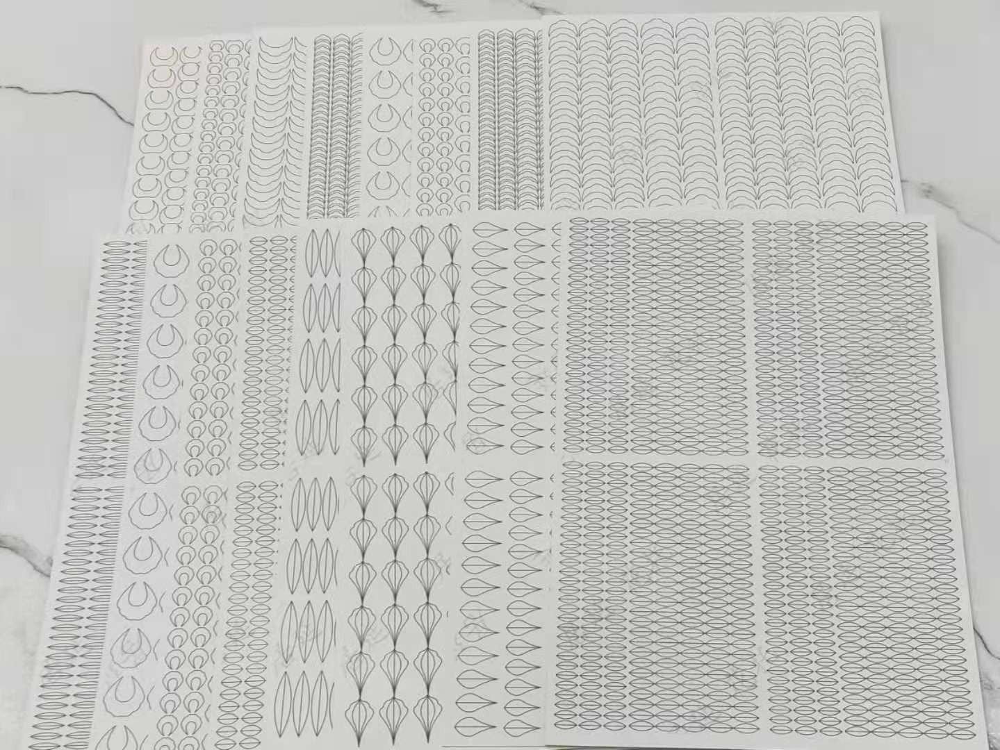 Garland - JY DIY Chanhua Paper Template for Traditional Hair Accessories