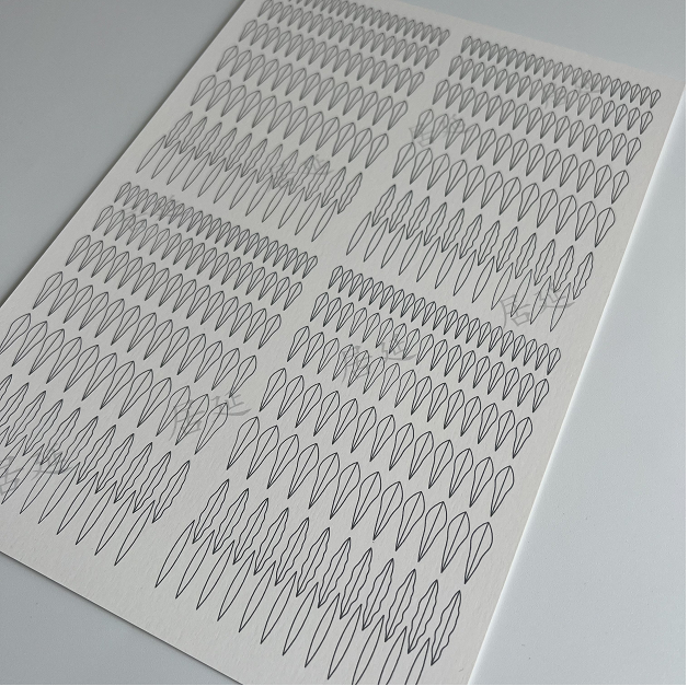 JY DIY Chanhua Paper Template for Traditional Hair Accessories - Super Small Size Series