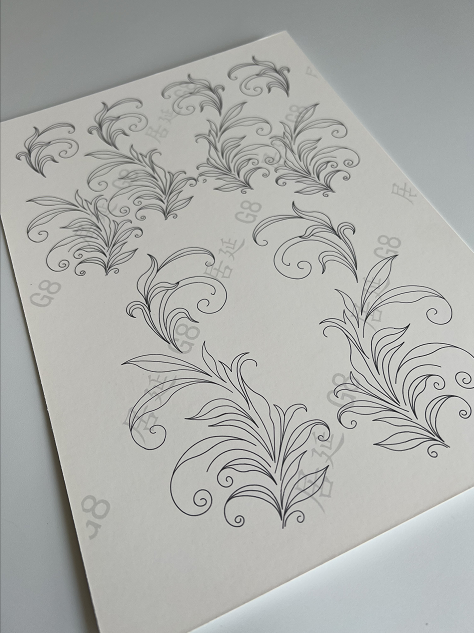 JY DIY Chanhua Paper Template for Traditional Hair Accessories - G Series