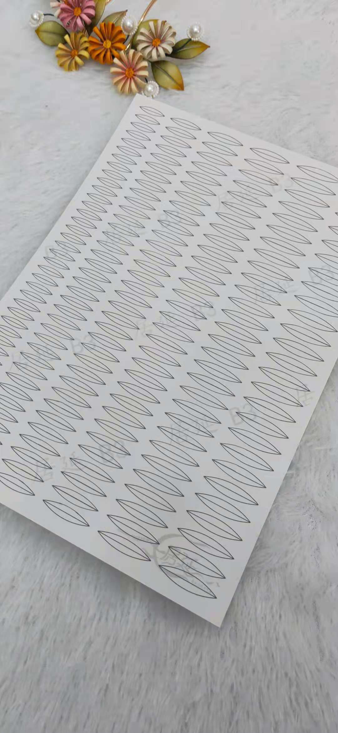 JY DIY Chanhua Paper Template for Traditional Hair Accessories - B Series