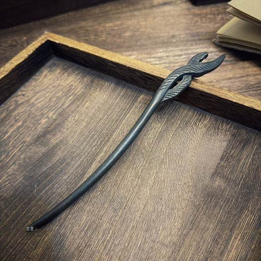 Natural Argentine Green Sandalwood Hair Stick Set - Heartwood of Green Sandalwood #绿檀发簪合集