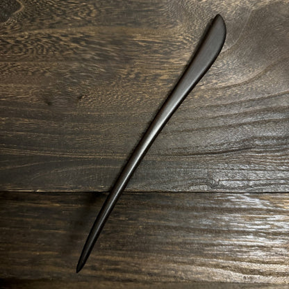 Natural African Blackwood Hair Stick Set - 21cm Long Curved Designs #21cm紫光檀