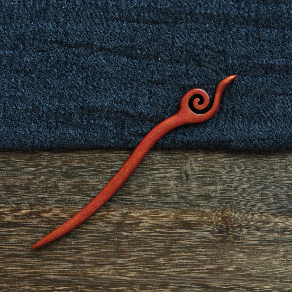 Natural Red Sandalwood Hair Stick Set - Assorted Designs 18cm Hairpins #红檀木发簪合集