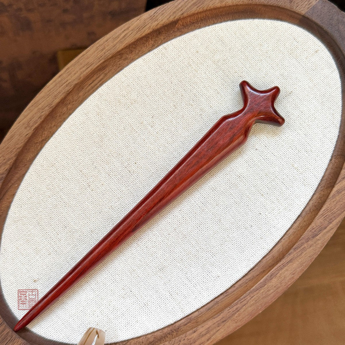 Natural Rosewood Hair Stick Set - Three Body Celestial Design Hairpins #三体