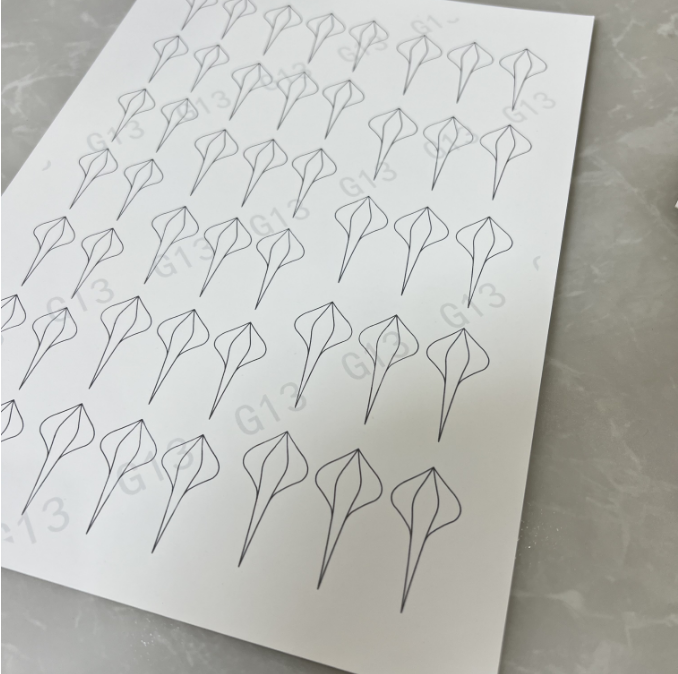 JY DIY Chanhua Paper Template for Traditional Hair Accessories - G Series