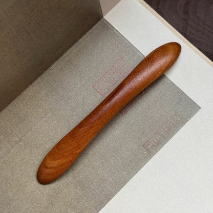 Natural African Blackwood Hair Stick - Double Prong Design Hairpin #双翘