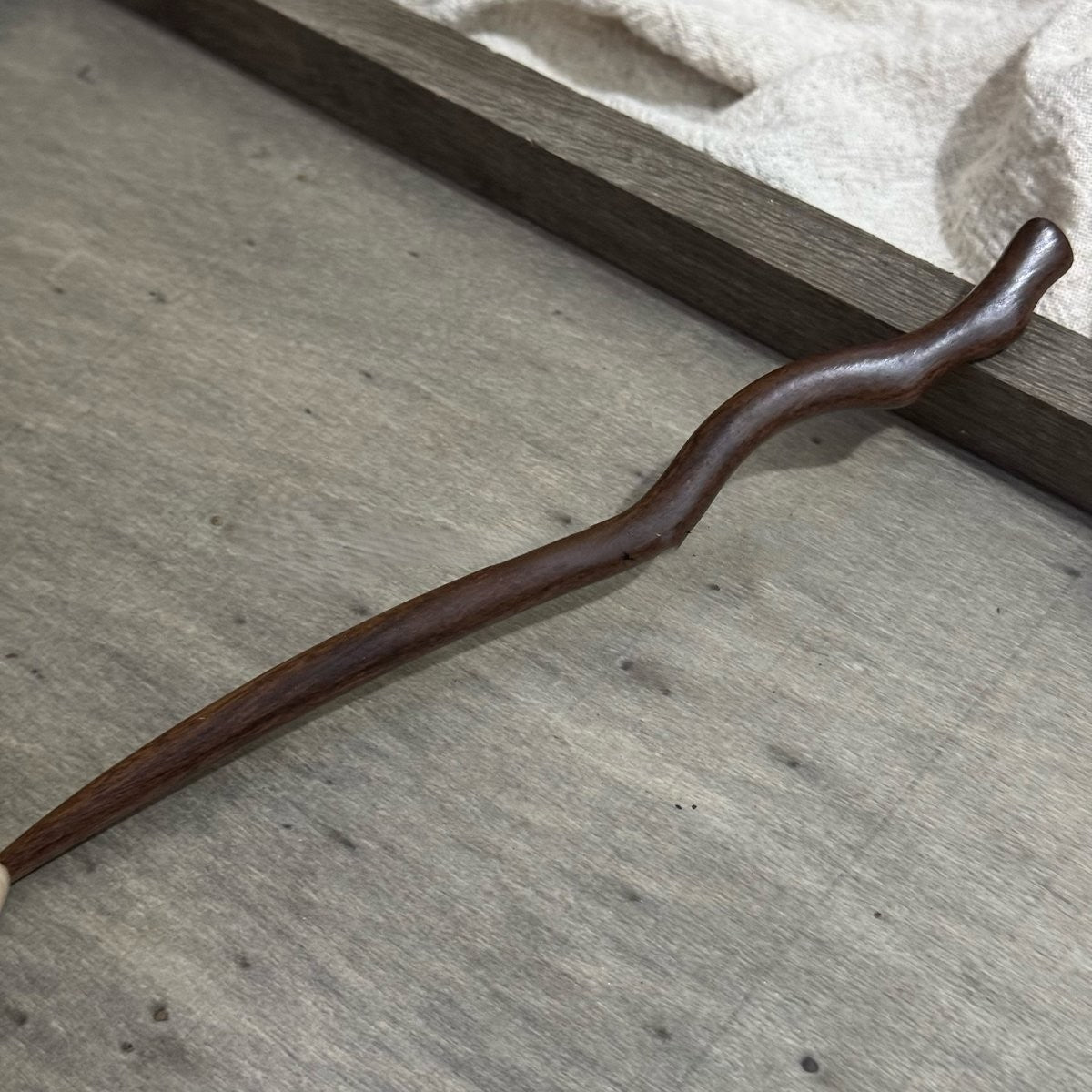 Natural Big-Leaf Rosewood Hair Stick Set - 18cm Carved Designs #18cm国标大叶紫檀