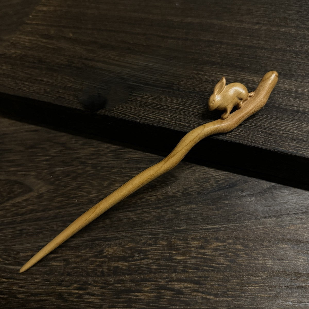 Natural Peach Wood Hair Stick Set - Assorted Floral and Nature Designs Hairpins #桃木发簪合集