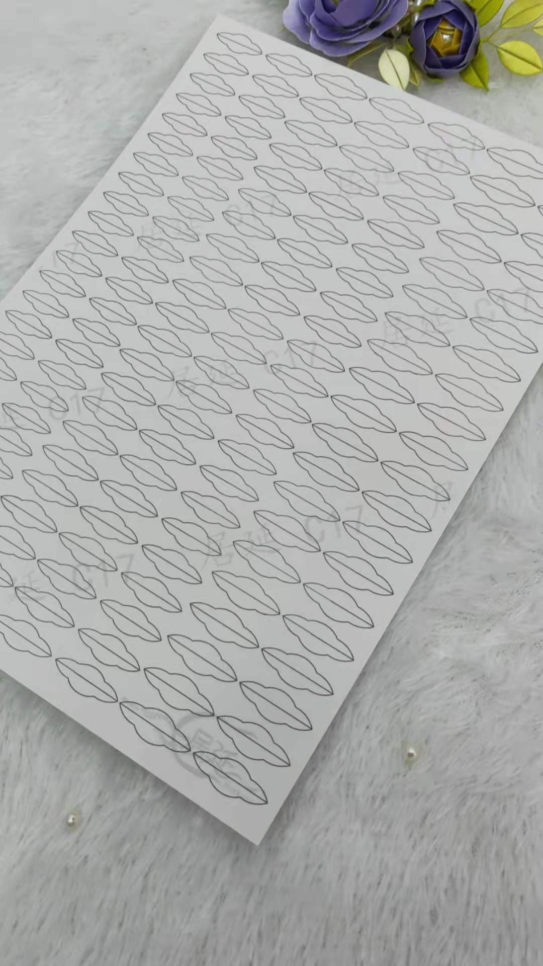 JY DIY Chanhua Paper Template for Traditional Hair Accessories - C Series