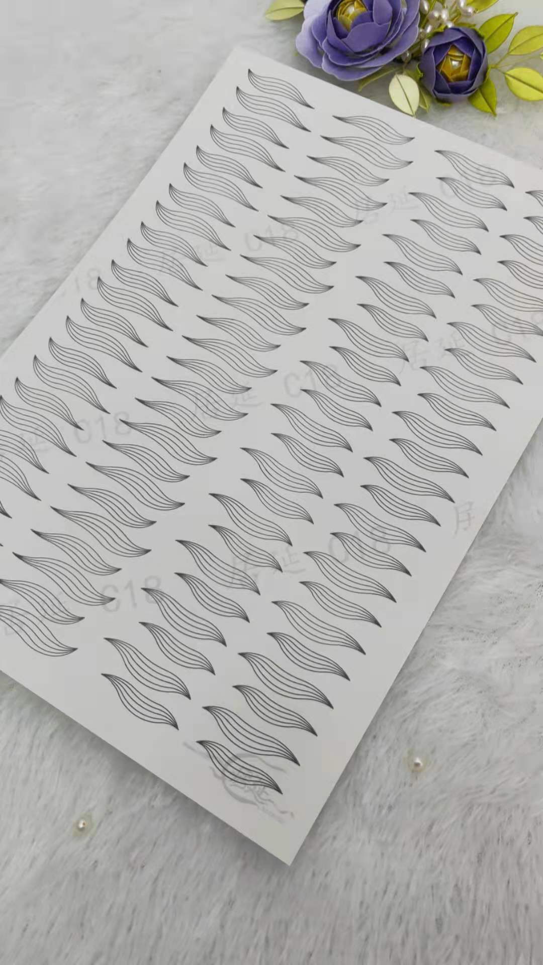 JY DIY Chanhua Paper Template for Traditional Hair Accessories - C Series