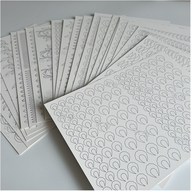JY DIY Chanhua Paper Template for Traditional Hair Accessories - Small size Series