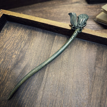 Natural Argentine Green Sandalwood Hair Stick Set - Heartwood of Green Sandalwood #绿檀发簪合集