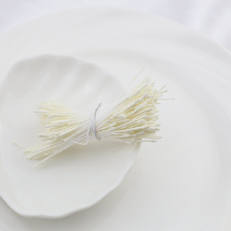 Long Pointed Stamens Flower Heart 1.5mm(翻糖长尖石膏)