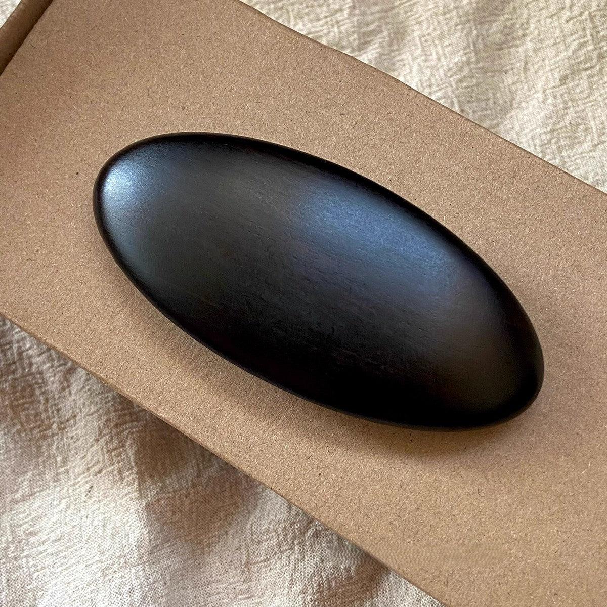 Natural African Blackwood and Red Sandalwood Hair Clip Set - Assorted Barrettes #檀木发夹