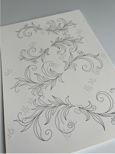 JY DIY Chanhua Paper Template for Traditional Hair Accessories - G Series