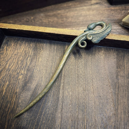 Natural Argentine Green Sandalwood Hair Stick Set - Heartwood of Green Sandalwood #绿檀发簪合集