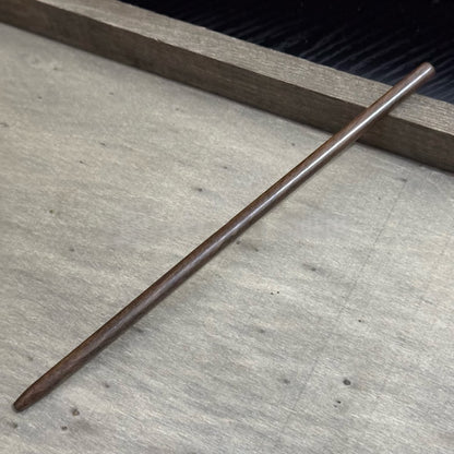 Natural Big-Leaf Rosewood Hair Stick Set - 18cm Carved Designs #18cm国标大叶紫檀